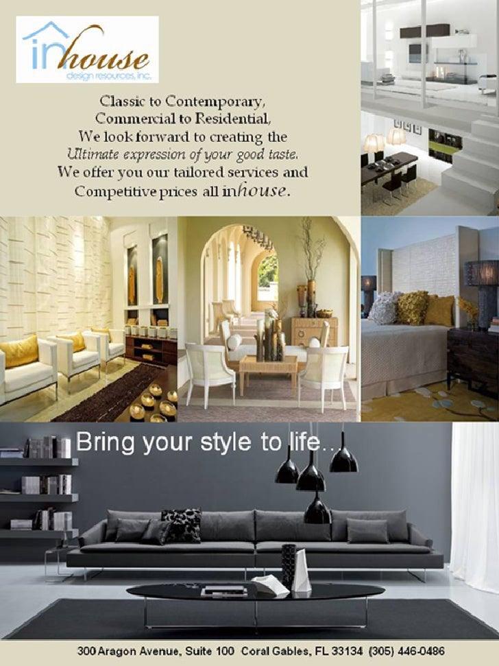 interior design brochure