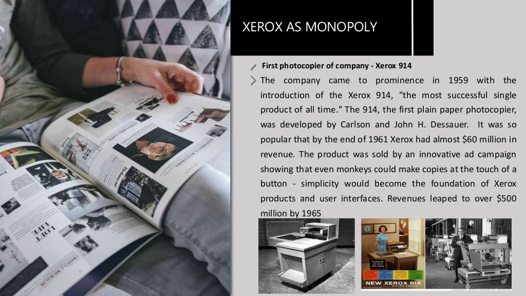 Case Study on Xerox Rise and fall of Xerox