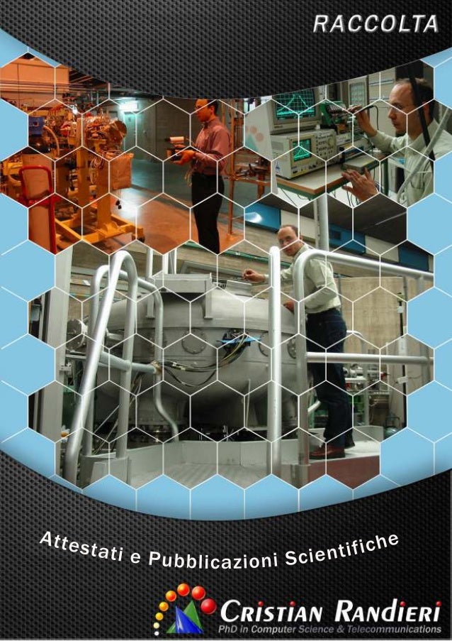 Raccolta Attestati E Pubblicazioni Scientifiche