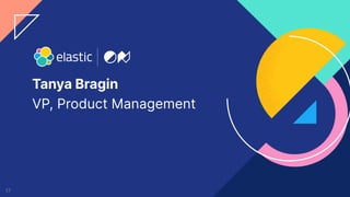 17
Tanya Bragin
VP, Product Management
 