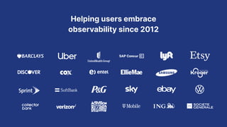 Helping users embrace
observability since 2012
 