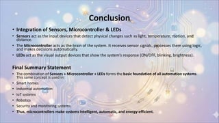 Final Electronics presentation about led | PDF