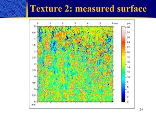 Texture 2: measured surface 