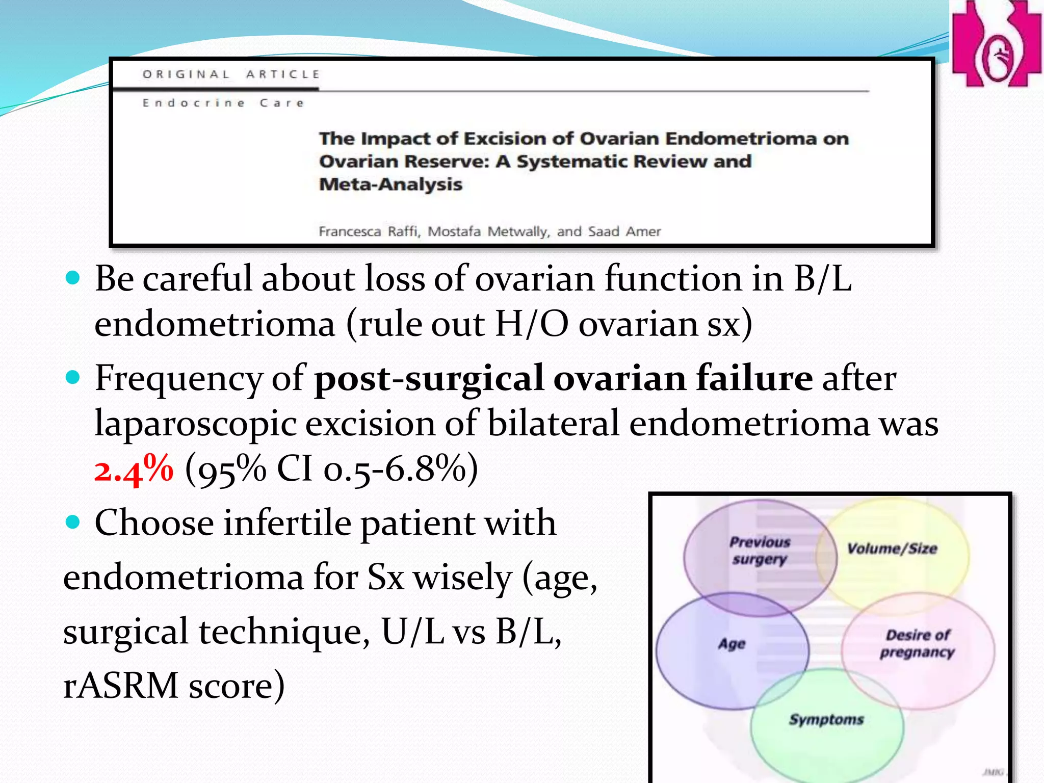 Laparoscopic management of endometriosis | PPTX