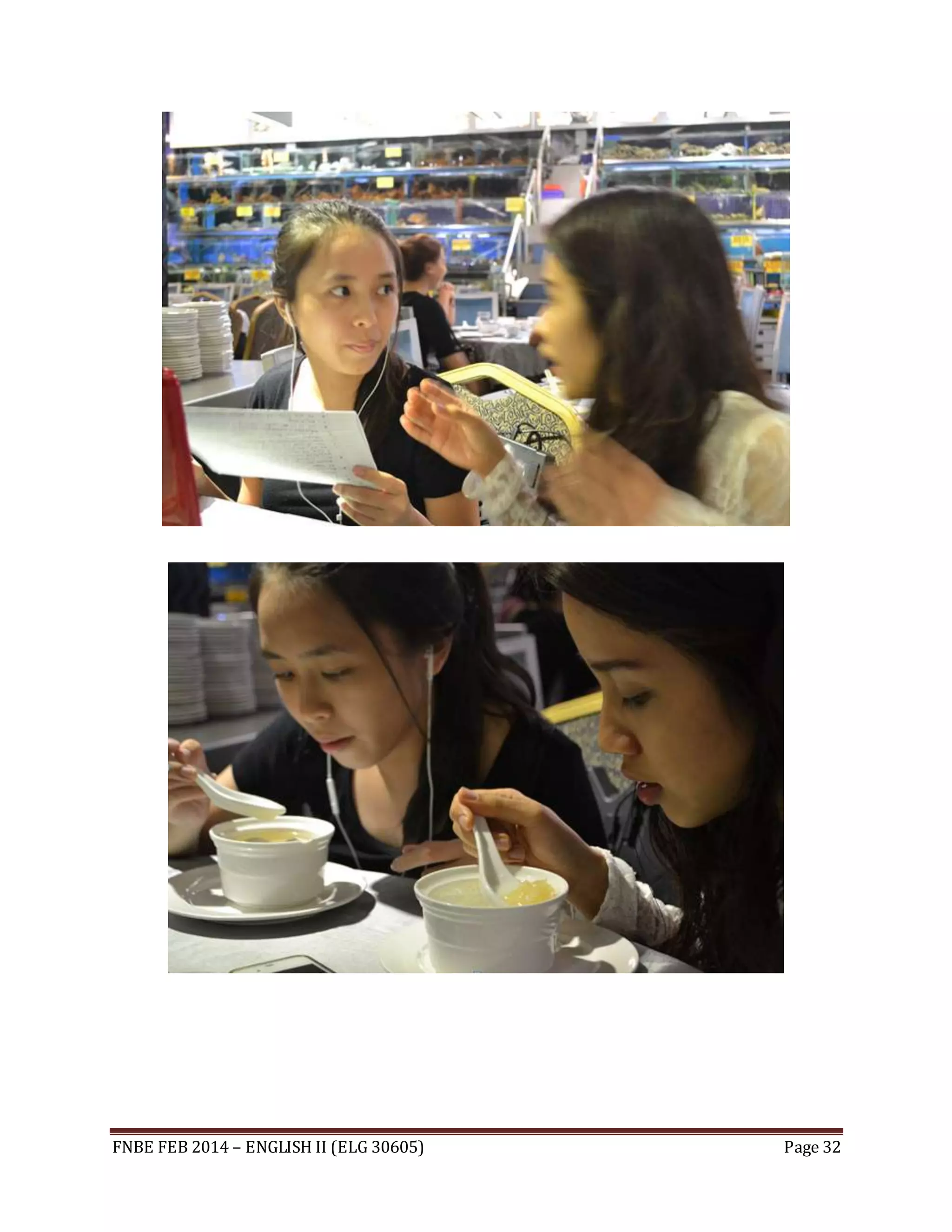 FNBE FEB 2014 – ENGLISH II (ELG 30605) Page 32 
 