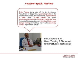 CoCubes Continuous Evaluation Program for Engineering Colleges in India ...