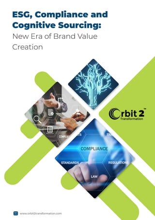 ESG, Compliance and
Cognitive Sourcing:
New Era of Brand Value
Creation
www.orbit2transformation.com
 