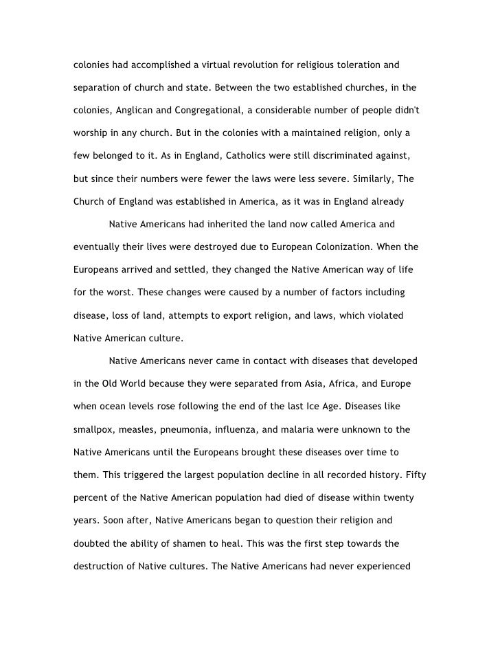 Separation of church and state essay