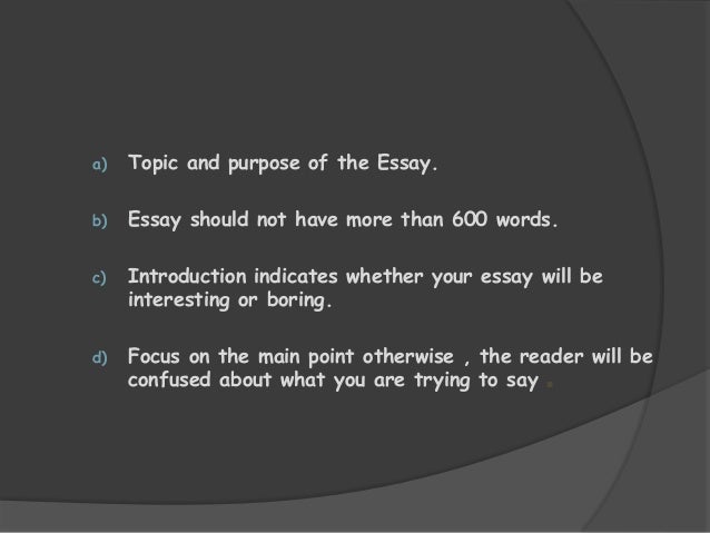 Confused about an essay question ?