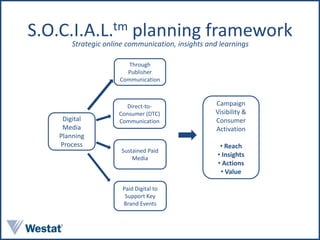 S.O.C.I.A.L.tm planning framework
       Strategic online communication, insights and learnings

                        T...