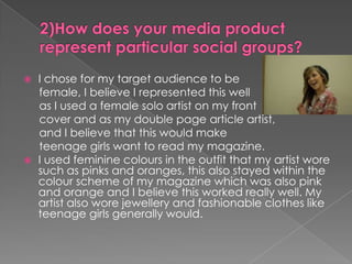 Does the article layout make you want to read it? If not why not?Everyone answered that the article layout made them want to read it, they liked the way I had incorporated pictures into my article, they also liked the text grab and they way I had put the questions in different colours.