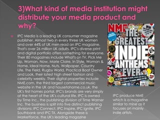 I put the title ‘JAMM’ in bold capital letters because it helps the magazine to stand out.