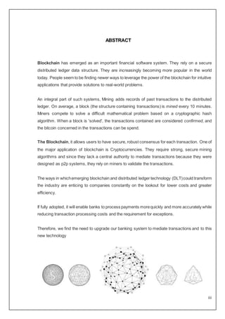 Blockchain based Banking System | DOCX