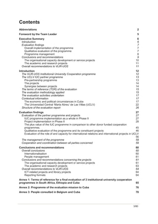 Contents
Abbreviations

2

Foreword by the Team Leader

5

Executive Summary
Introduction
Evaluation findings
Overall impl...