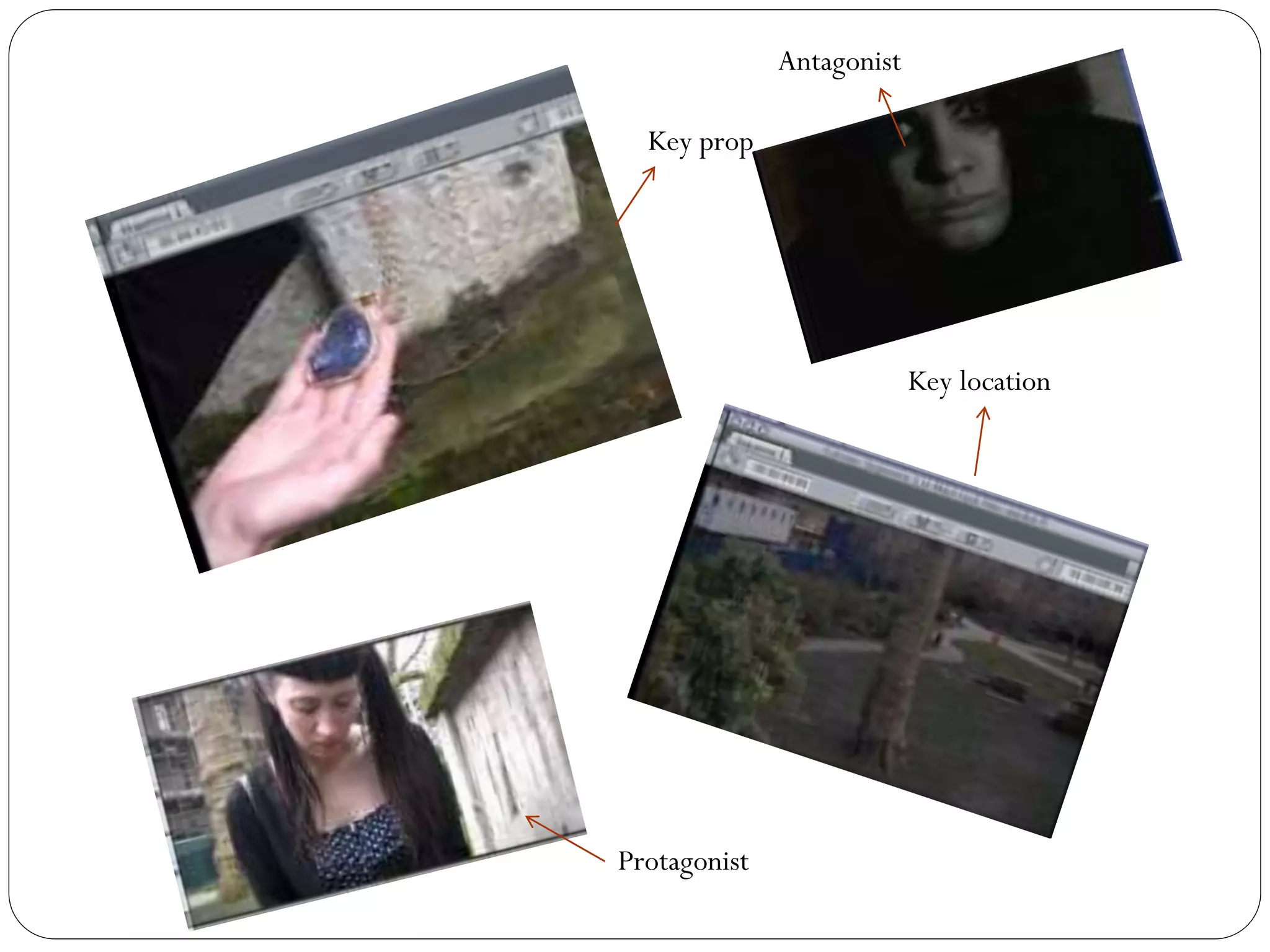 Key prop
Key location
Protagonist
Antagonist