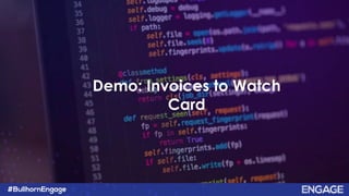 Custom Card DemoDemo: Invoices to Watch
Card
 