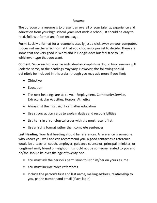 final exam electronic portfolio resume