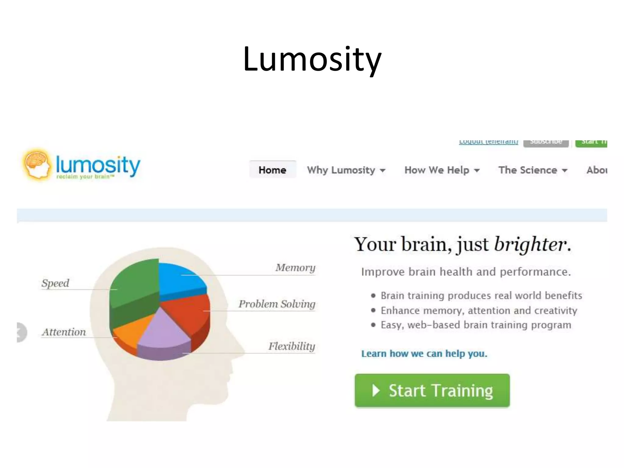 Lumosity
 