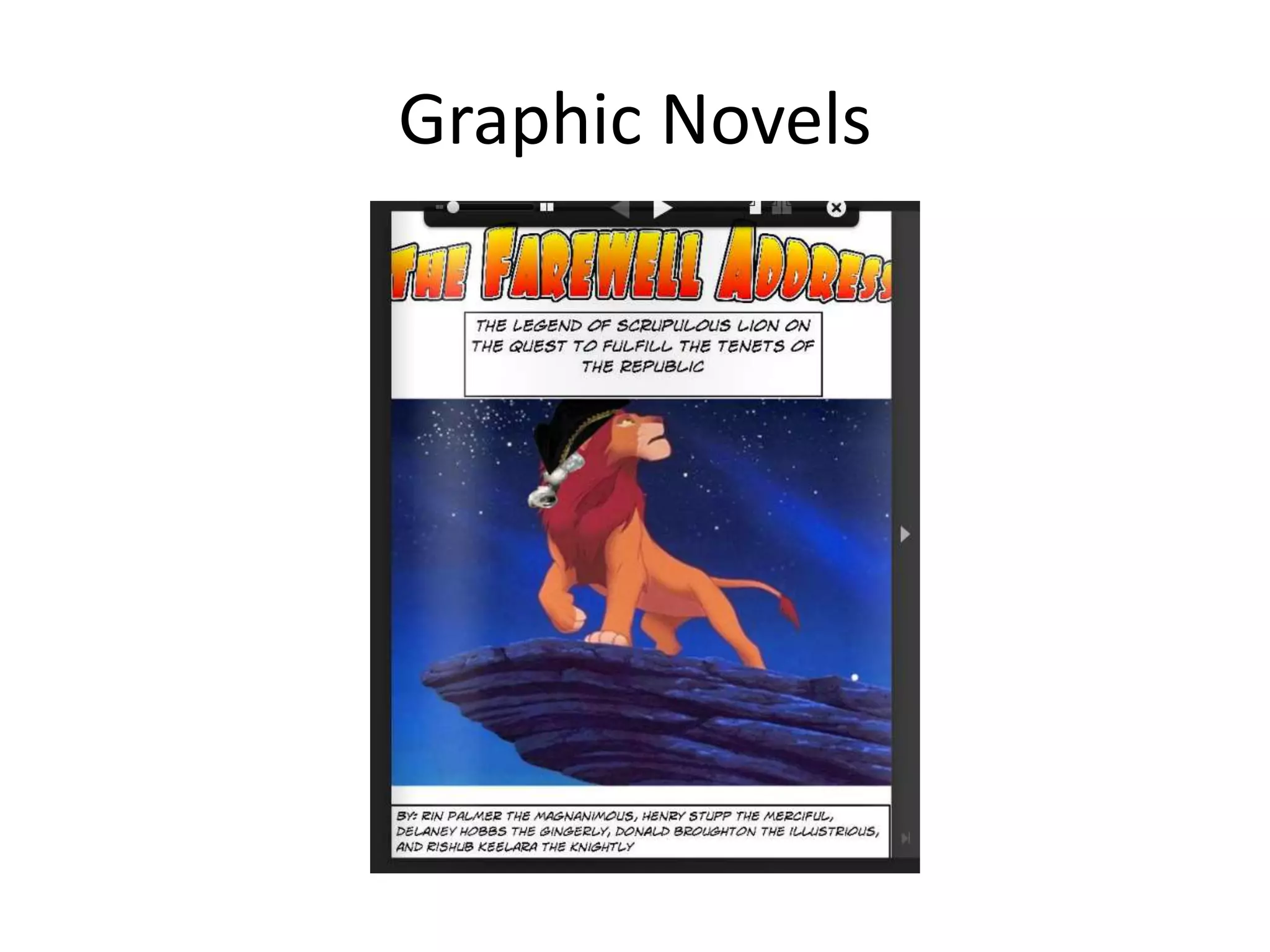Graphic Novels
 