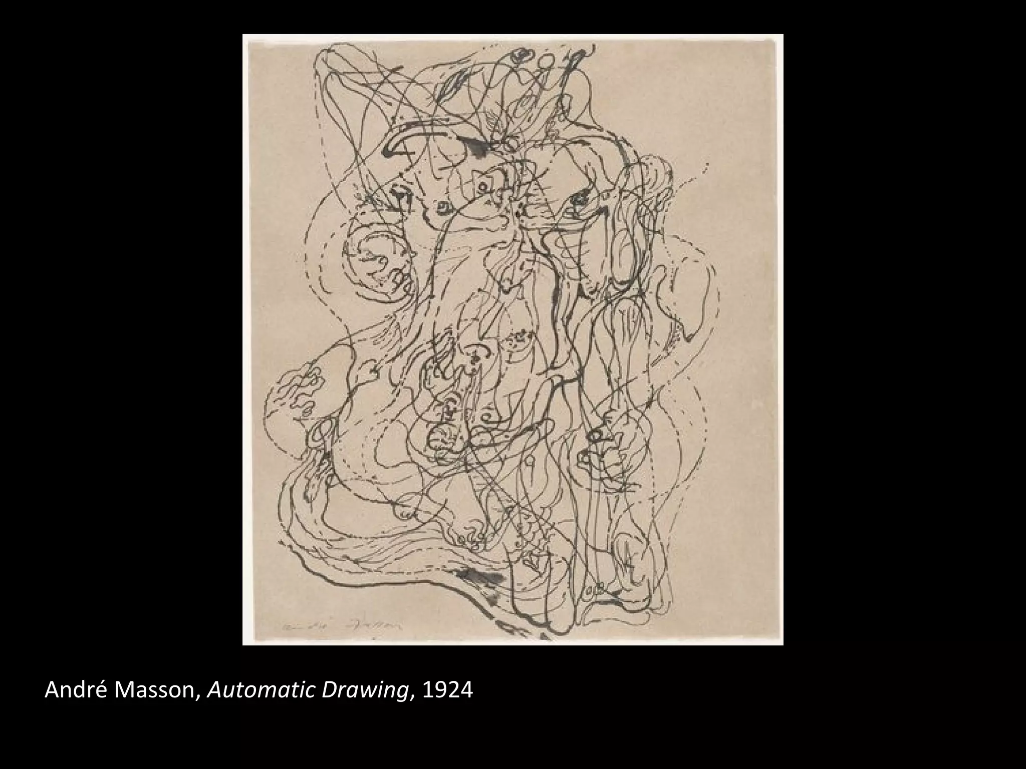 André Masson,  Automatic Drawing , 1924 