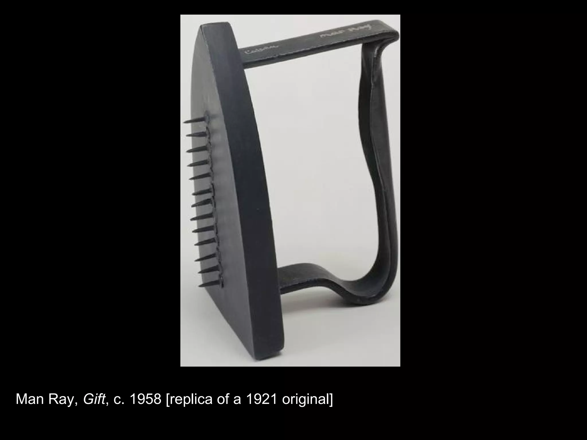 Man Ray,  Gift , c. 1958 [replica of a 1921 original]  