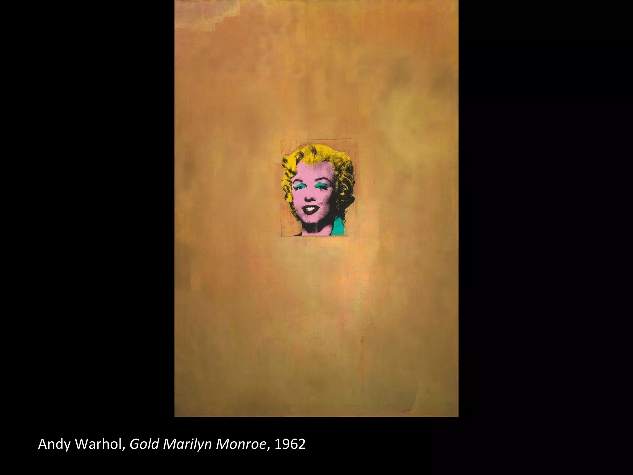 Andy Warhol,  Gold Marilyn Monroe , 1962 