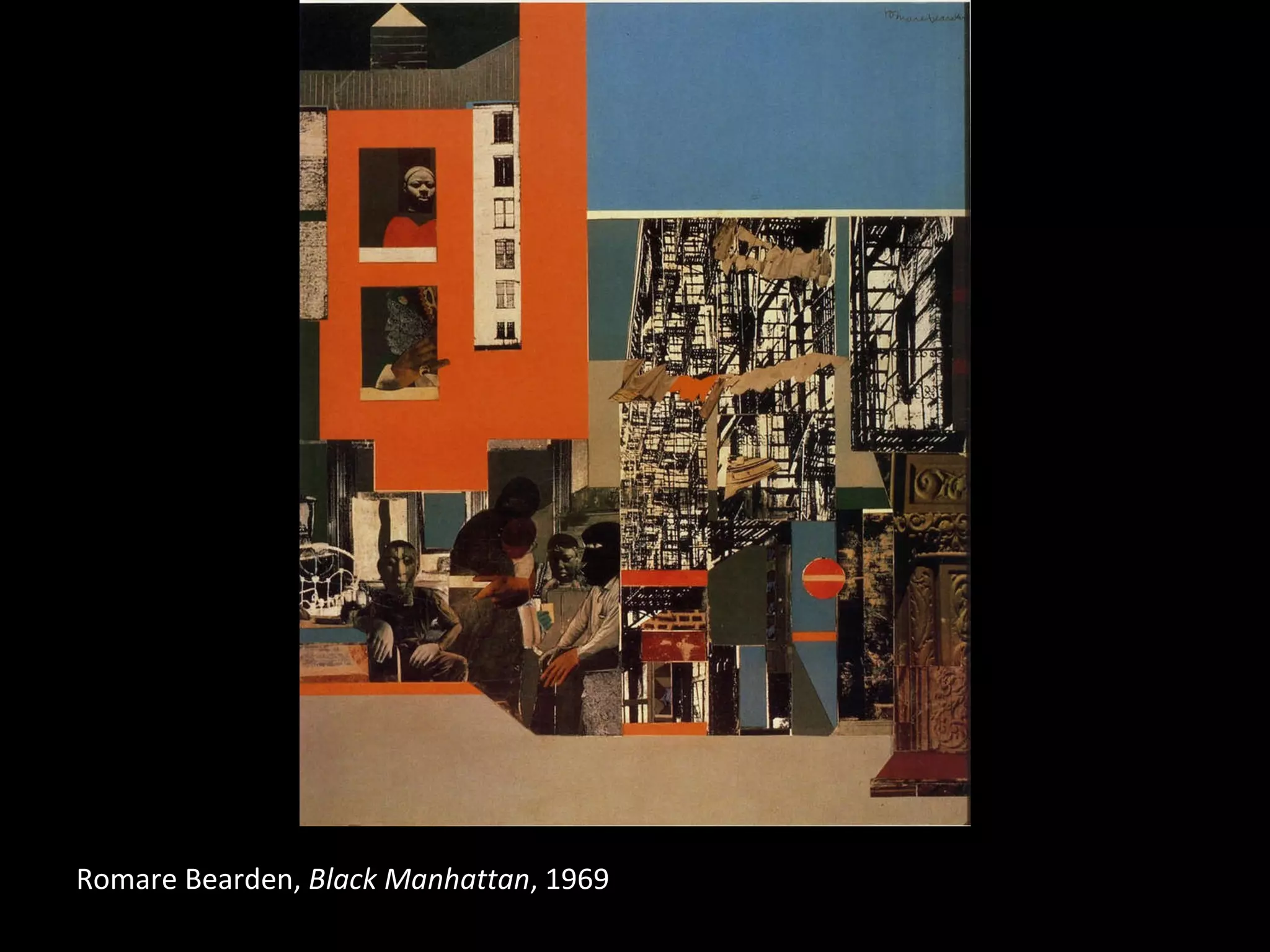 Romare Bearden,  Black Manhattan , 1969 