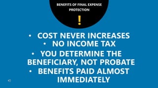 Final Expense Benefit Insurance | PPTX