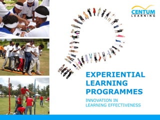 EXPERIENTIAL
LEARNING
PROGRAMMES
INNOVATION IN
LEARNING EFFECTIVENESS
 