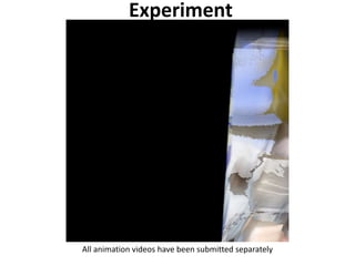 Experiment
All animation videos have been submitted separately
 