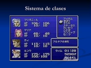 Sistema de clases 
