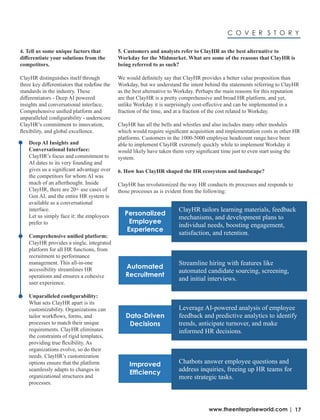 ClayHR: Setting New Perspectives in Human Capital Management | PDF
