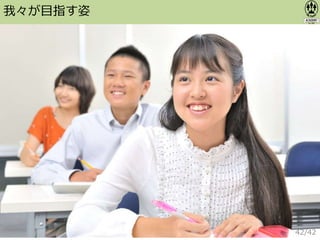 Copyright© 2014 Mt. Forest Academy Co. Ltd. , All right reserved
我々が目指す姿
42/42
 