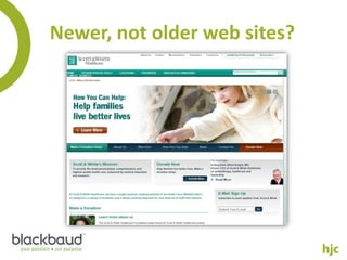 Newer, not older web sites?
 