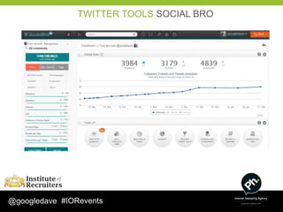 TWITTER TOOLS SOCIAL BRO




@googledave #IORevents
 