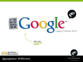 @googledave #IORevents
 