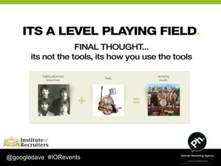 @googledave #IORevents
 