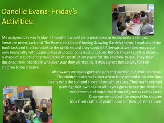 The Following Slides Are Our Individual Reflections about our Day!