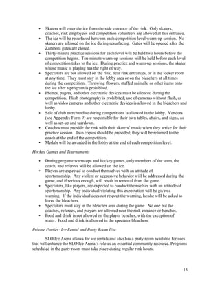 Risk Management Plan: SLO Ice Arena | PDF
