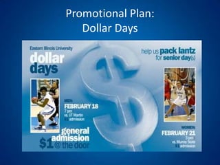Promotional Plan:Dollar Days