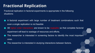 confounding and Final fractional replication.pptx
