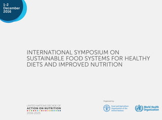 Second International Conference on Nutrition (ICN2) Next Steps