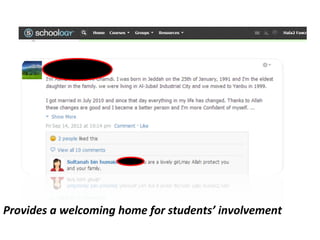 Provides a welcoming home for students’ involvement
 