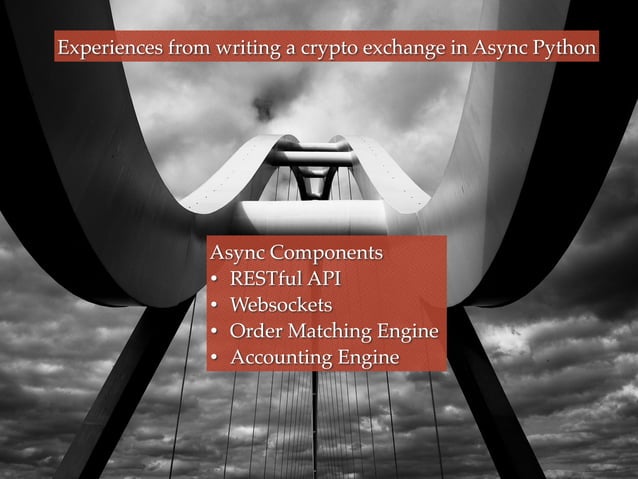 Asyncio : Final frontier in python | PPT