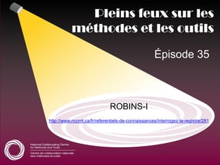 Webinaire : ROBINS-I
