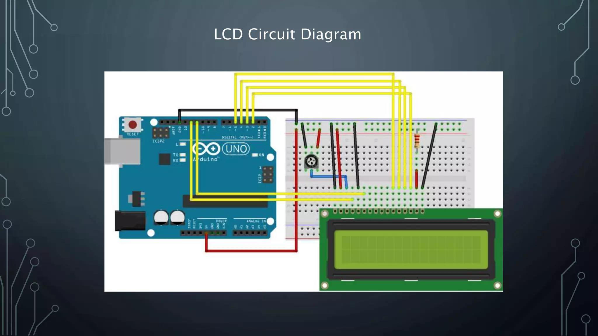LCD Circuit Diagram
 