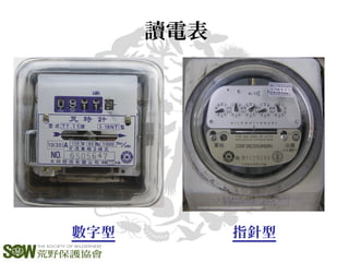讀電表
數字型 指針型
 