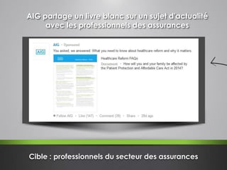 Cible : professionnels du secteur des assurances
AIG partage un livre blanc sur un sujet d'actualité
avec les professionnels des assurances
 