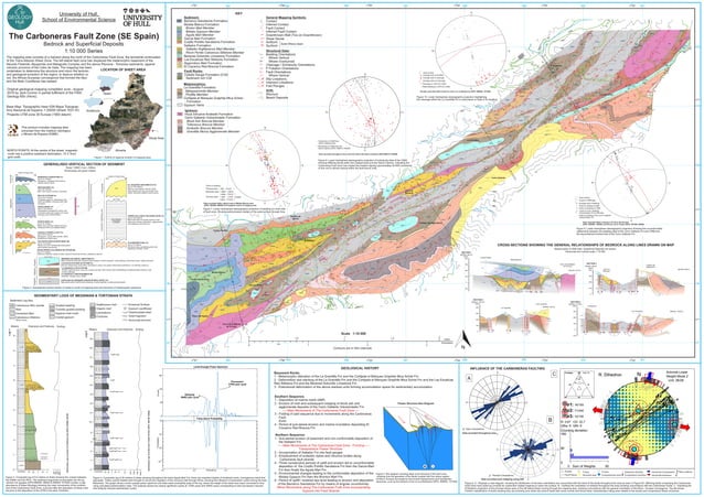 Geological Map of The Carboneras Fault Zone | PDF