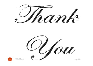 17   Shahzad Bashir.   4/11/2013
 